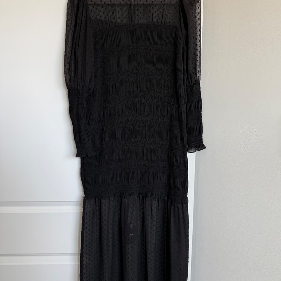 Zara Swiss dot black elegant dress - talla XS - Picture 8 of 8